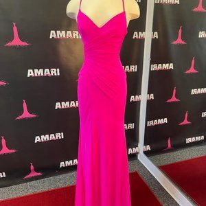 Faviana Prom Dress S10644 Size 00 Neon Pink